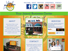 Tablet Screenshot of islandmailandmore.com